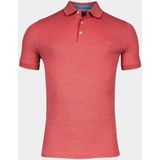 Baileys Polo korte mouw Roze Poloshirt 2-tone oxford pique 415287/31