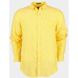 Gant Casual hemd lange mouw Geel D2. Reg Linen shirt BD 3012420/728