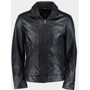 Donders 1860 Lederen Jack Blauw Leather Jacket 52434/790