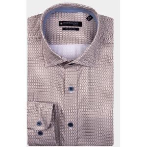 Giordano Casual hemd lange mouw Beige Park PC 217048PC/80