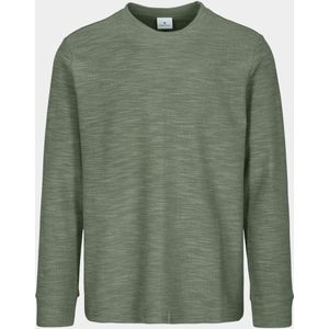 Basefield - 219018502/552 - Longsleeve - Groen - Rundhals Shirt