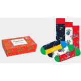 Happy Socks Cadeaubox Sokken Rood Playing Holiday Gift Box XMAS08/6500