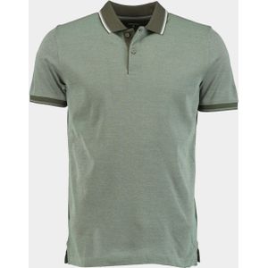 Commander Polo korte mouw Groen 2-Knopf Polo-Shirt, 1/2 Arm 213013115/540