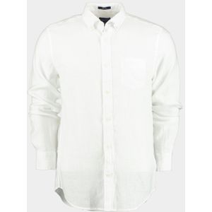 Gant Casual hemd lange mouw Wit Reg Linen Shirt 3230085/110