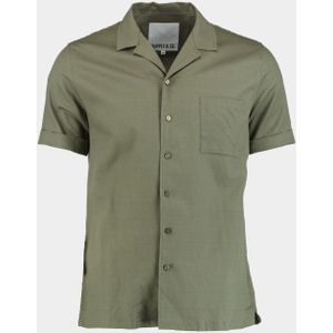Supply & Co. Casual hemd korte mouw Groen Roan Shirt Ss Structure 25107RO20/367 olive night