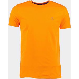 Gant T-shirt korte mouw Oranje Contrast Logo SS T-shirt 2053004/804