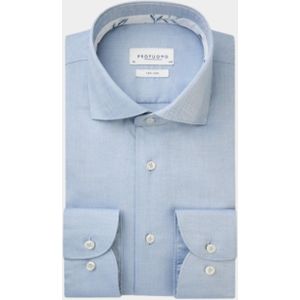 Profuomo Business hemd lange mouw Blauw PPVH10001B/M