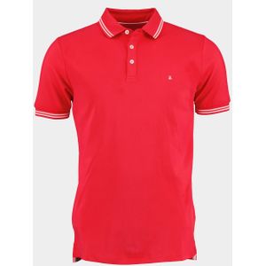 Scotland Blue Polo korte mouw Rood Jason Polo Fine Pique Plain 22108JA01SB/600 red