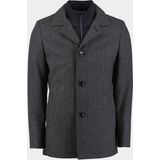 Donders 1860 Wollen Jack Grijs Wool coat 21515.2/980