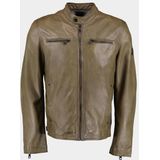 Donders 1860 Lederen jack Groen Leather Jacket 52360/683