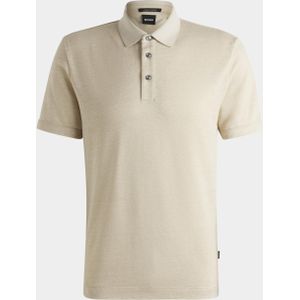 BOSS Black Polo korte mouw Beige H-Press 28 10271433 01 50537501/275