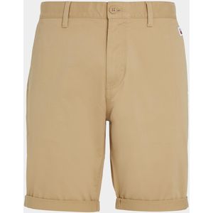 Tommy Jeans Korte Broek Beige Scanton Short DM0DM18812/AB0