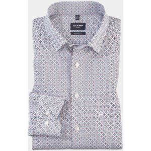 Olymp Business hemd lange mouw Wit 128064-Hemden 128064/00