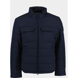 Gant Winterjack Blauw Channel Quilted Jacket 7006344/433