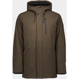 No Excess Winterjack Bruin Jacket Mid Long Fit Hooded So 21630818SN/045