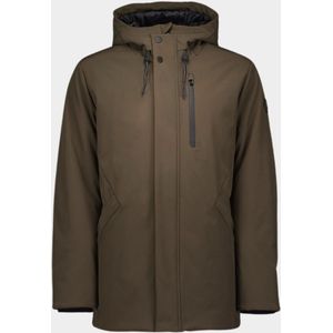 No Excess Winterjack Bruin Jacket Mid Long Fit Hooded So 21630818SN/045