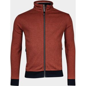 Baileys Vest Oranje Sweat Cardigan Zip 2-tone jacq 412237/29