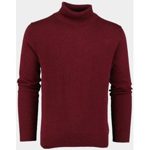 Bos - Coltrui - Rood - Dex Rollneck Pullover - 100% Katoen