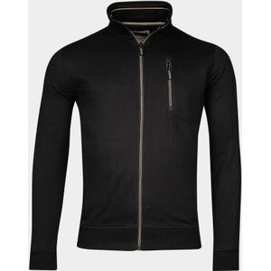 Baileys Vest Blauw Sweat Cardigan Zip 422295/60