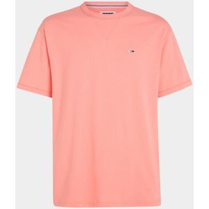 Tommy Jeans T-shirt korte mouw Roze Slim Rib Detail DM0DM18649/TIC