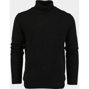 Bos Bright Blue - Dex Rollneck Pullover - Zwart - 100% Katoen