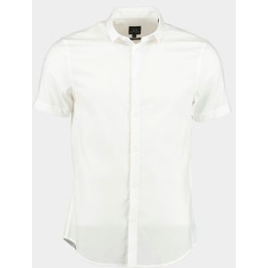 Armani Exchange - 8NZC51.ZNYXZ/1100 - Casual Overhemd - Wit - Korte Mouw