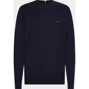 Tommy Hilfiger Pullover Blauw Pima Org Ctn Cashmere Crew nec MW0MW28046/DW5