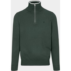Basefield - Pullover - Groen - Zip Troyer - 219018457/550
