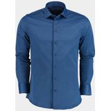 Ferlucci Casual hemd lange mouw Blauw Napoli/Steelblue