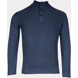 Baileys Half Zip Blauw Pullover 1/2 Zip/Buttons 428436/675