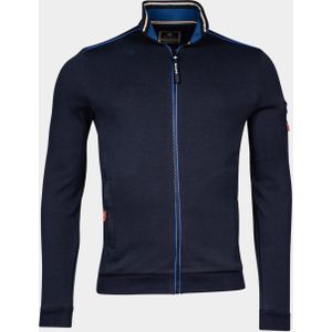 Baileys Vest Blauw Sweat Cardigan Zip Double face 412201/60