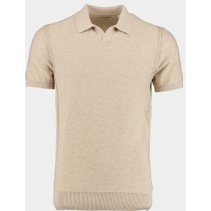 Dstrezzed Polo korte mouw Beige Polo s/s Melange Slub 420026-NOS/262