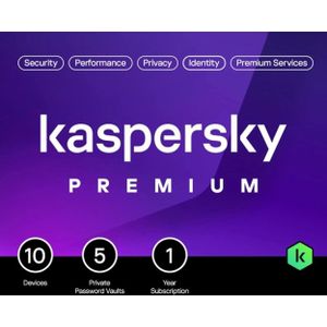 Kaspersky Premium voor 10 Apparaten | De verbeterde versie van Total Security