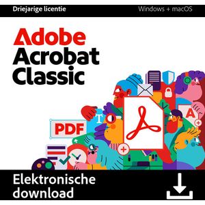 Adobe Acrobat Classic | 1 Gebruiker | 3 Jaar | Windows &amp; macOS