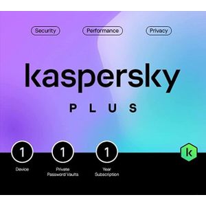 Kaspersky Plus | 1 Apparaat | 1 Jaar | Windows, Mac &amp; Android | Opvolger van Kaspersky Internet Security