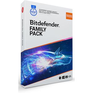 Bitdefender Family Pack | voor 15 Apparaten | 2 jaar | 15 installaties mogelijk | non-stop beveiliging