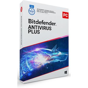 Bitdefender Antivirus Plus | 3 PC gebruiker | voor Windows | beschermd je PC altijd | voor 2 jaar