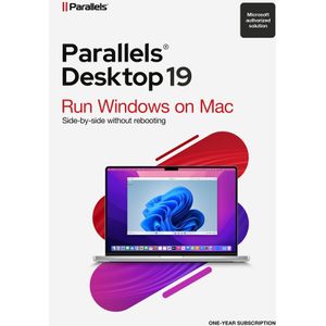 Parallels Desktop 19 | Geschikt voor Mac | 12 maanden | 1 Installatie