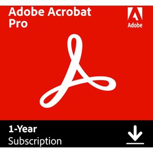 Adobe Acrobat Pro DC | 1 Gebruiker - 2 Installaties | 1 Jaar | Geschikt voor Windows &amp; Mac