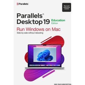 Parallels Desktop 19 | Studentenversie | 1 Jaar | 1 Installatie (Opvolger van Parallels Desktop 18)