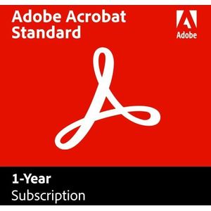Adobe Acrobat Standard DC | 1 Gebruiker | 1 Jaar | Windows