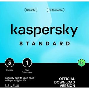 Kaspersky Standard | 3 Apparaten | 1 Jaar | Opvolger van Kaspersky Antivirus