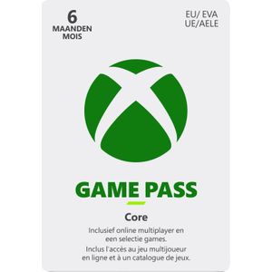 Xbox Game Pass Core | 6 Maanden