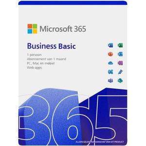 Microsoft 365 Business Basic - Maandabonnement - 1 Gebruiker