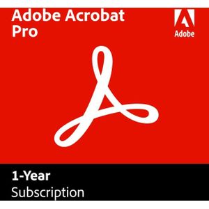 Adobe Acrobat Pro DC | 1 Gebruiker | 1 Jaar | Windows &amp; Mac