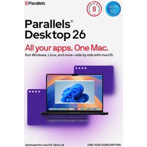 Parallels Desktop 26 Download | Pro Editie | 1 Jaar | Voor Mac (Opvolger van Parallels Desktop 20)