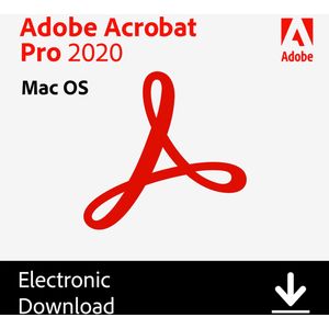 Adobe Acrobat Pro 2020 Mac | Eenmalige aanschaf | 1 Gebruiker - 2 Installaties