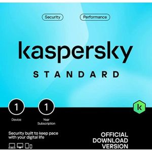 Kaspersky Standard | 1 PC | Licentie voor 1 jaar | Windows | Opvolger van Kaspersky Antivirus