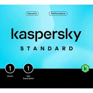 Kaspersky Standard | 1 PC | Licentie voor 1 jaar | Windows | Opvolger van Kaspersky Antivirus