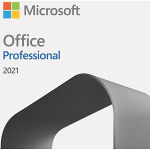 Office 2021 | Professional | Word, Excel, PowerPoint en Outlook, plus Publisher &amp; Access